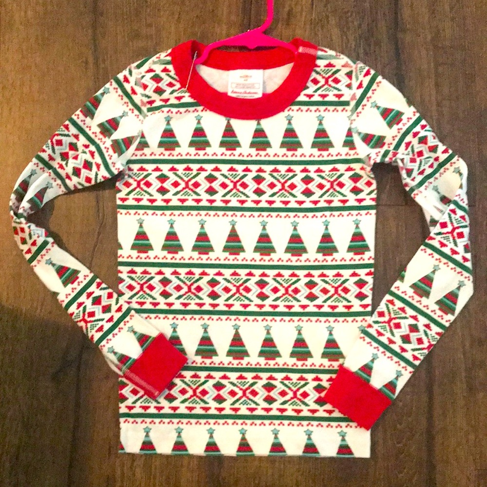 Hanna Andersson‎ Christmas jammies pajamas top